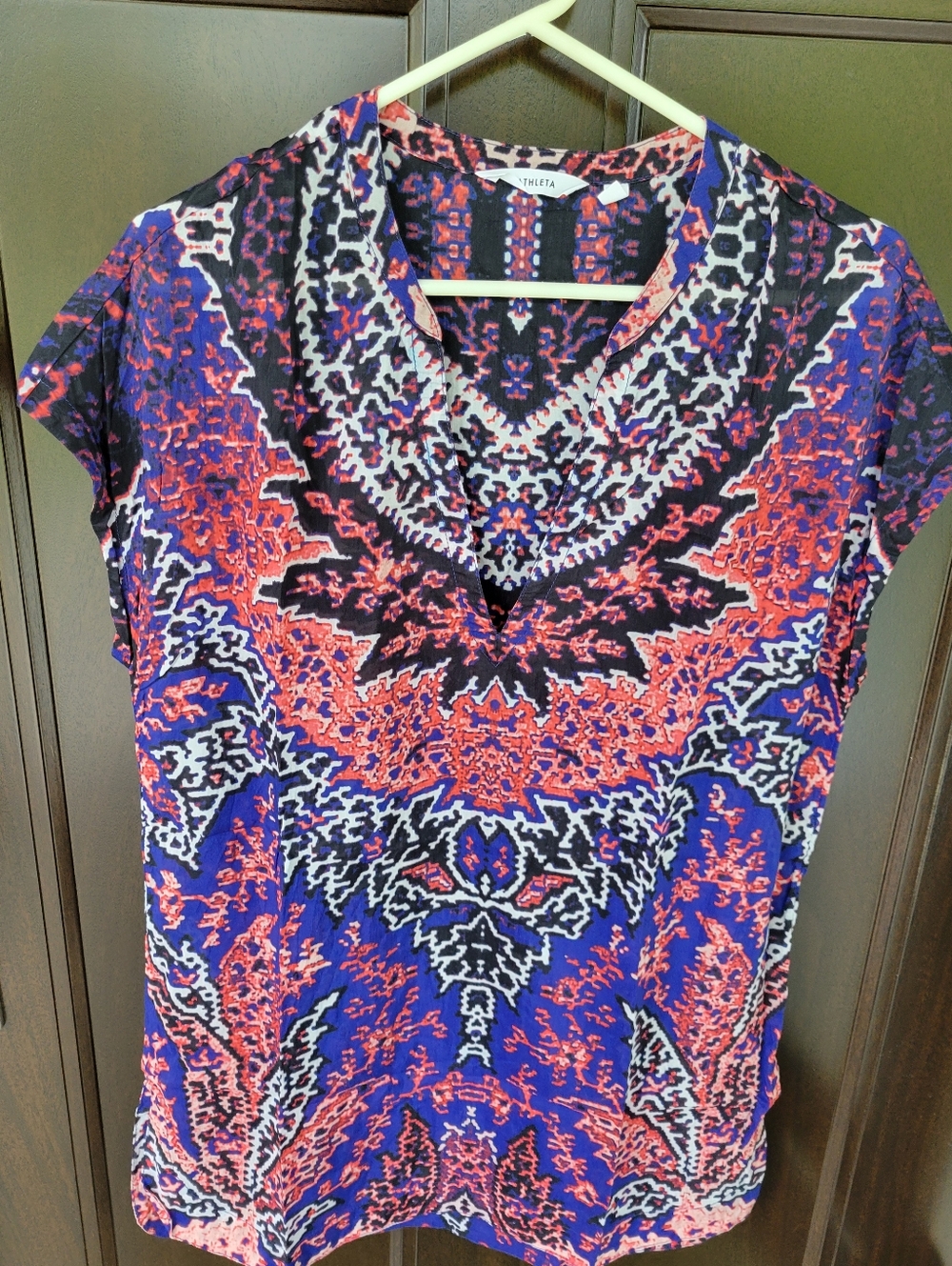 Athleta Ikat Kaftan Swim Cover